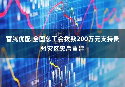 富腾优配 全国总工会拨款200万元支持贵州灾区灾后重建